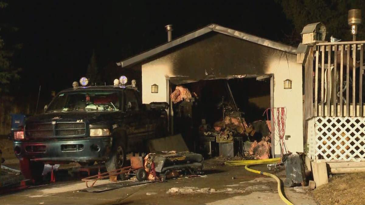 The Calgary Fire Department responded to a fire in the southwest on Tuesday, April 6, 2021.