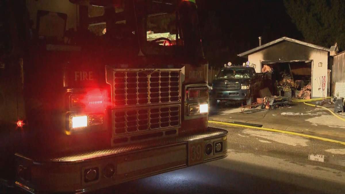 The Calgary Fire Department responded to a fire in the southwest on Tuesday, April 6, 2021.