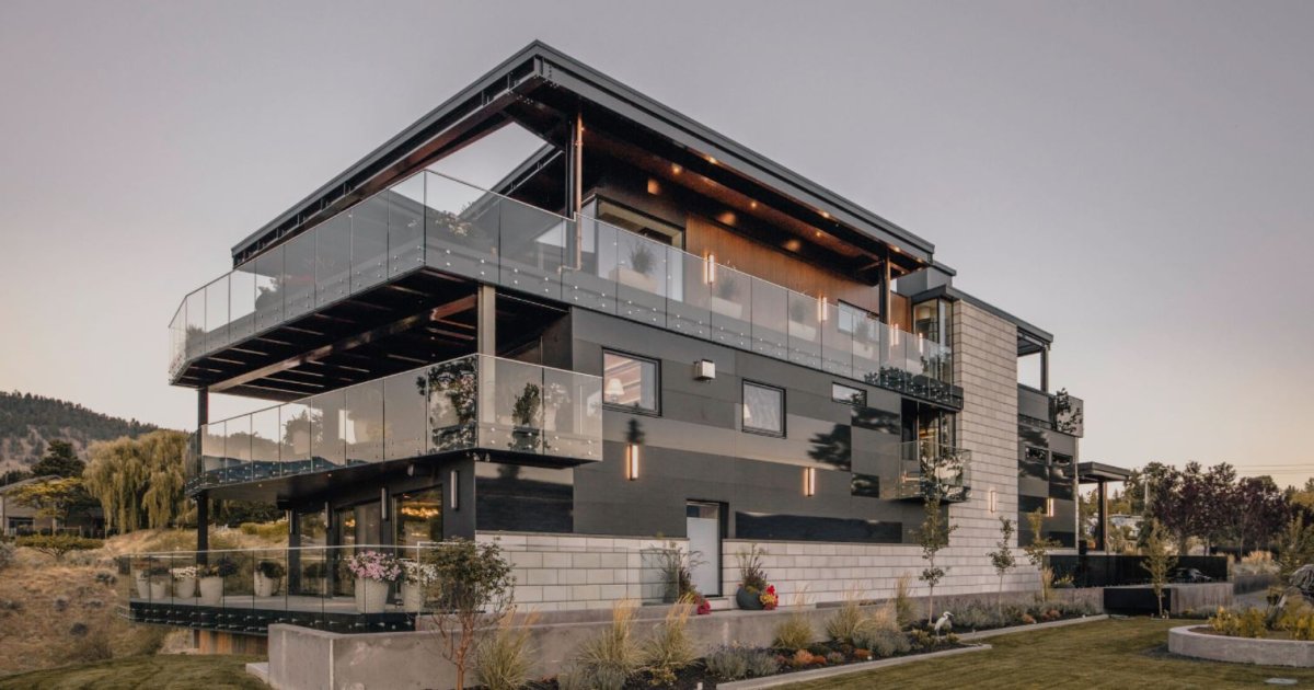 Realtors Kevin Chen and Matt Zhang listed this $12.8 million luxury home in Penticton, B.C.