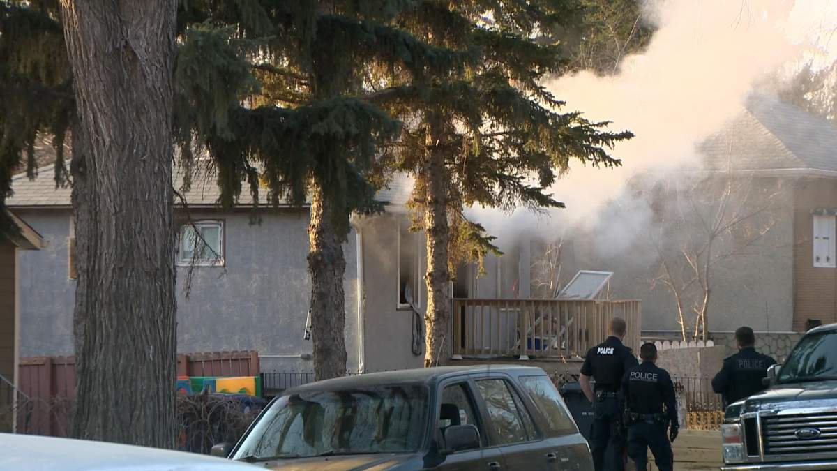 A body was removed from a Pleasant Hill home following a sweep of the main floor and basement, the Saskatoon Fire Department said in a release.