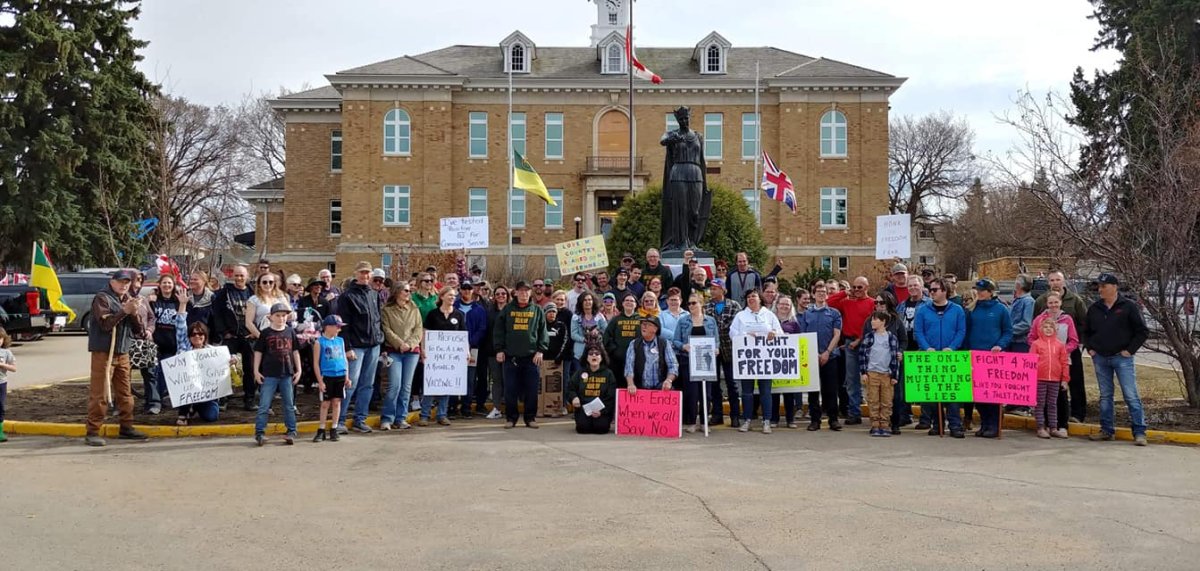 Attendees at a 'Freedom Rally' in Prince Albert are being told to self-isolate after an increased risk of exposure to COVID-19.