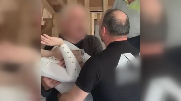 Photo from the incident in Milton. Twitter