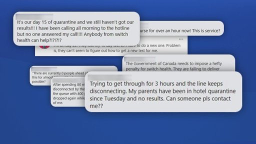 Some of the social media complaints circulating about the poor quality of Switch Health’s services.