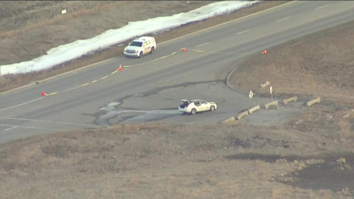 Morinville RCMP were called to a report of a suspicious death where human remains were found in a burnt vehicle in Sturgeon County just after midnight Tuesday, April 6, 2021.