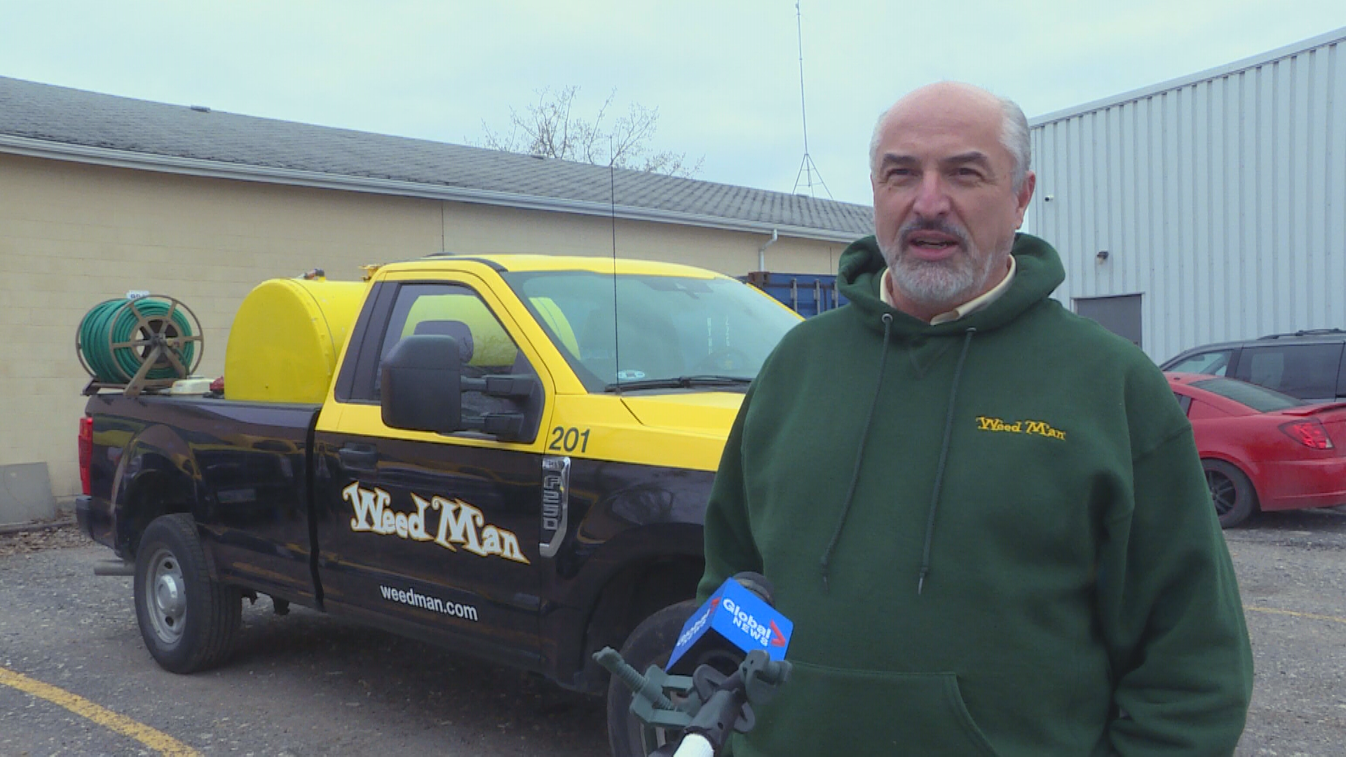 David Hinton, the president of ‘Weed Man Winnipeg’.