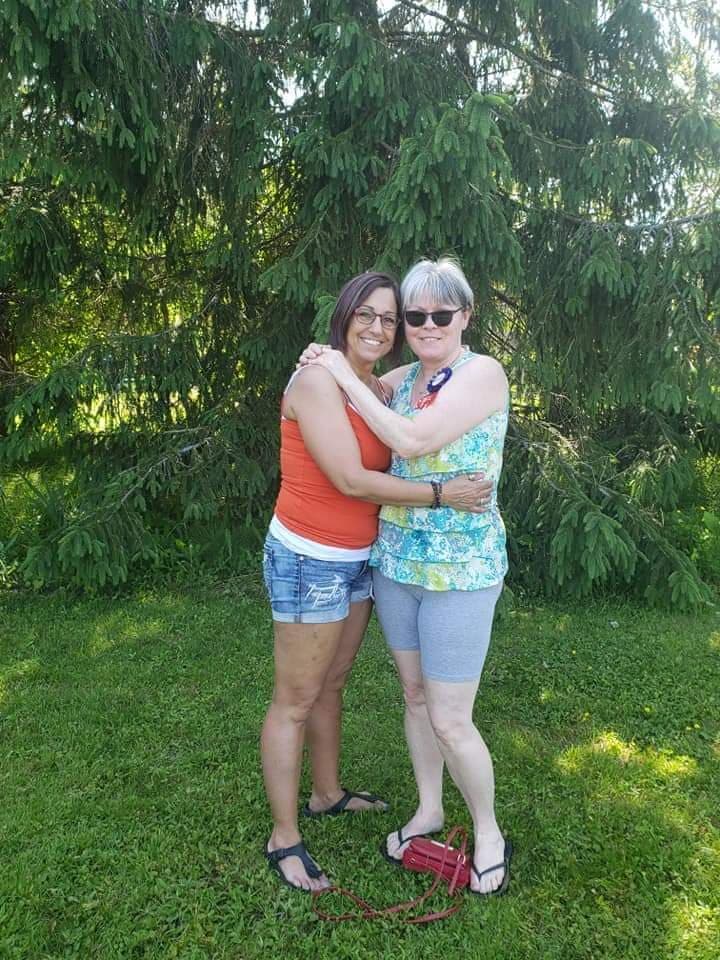 Traceena Arnold and Dawn Gulenchyn in Oshawa, Ont., in 2019.