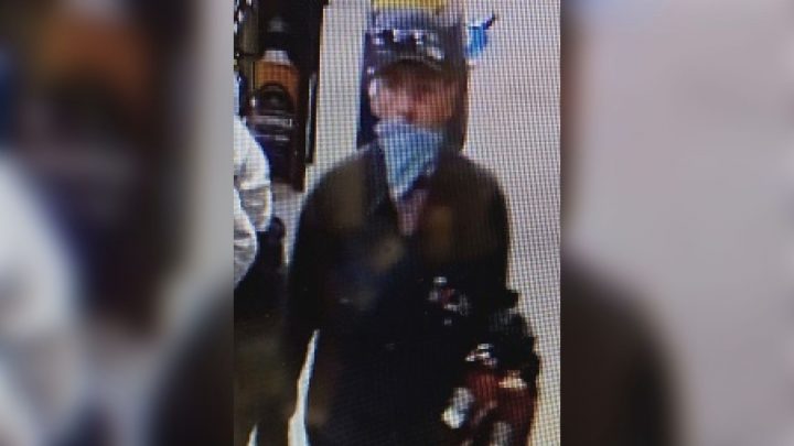 Vernon RCMP is asking the public to identify this robbery suspect.