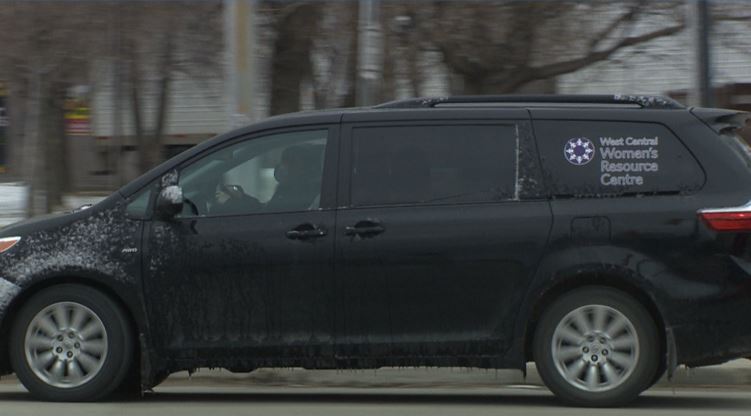 West Central Women’s Resource Centre outreach van.