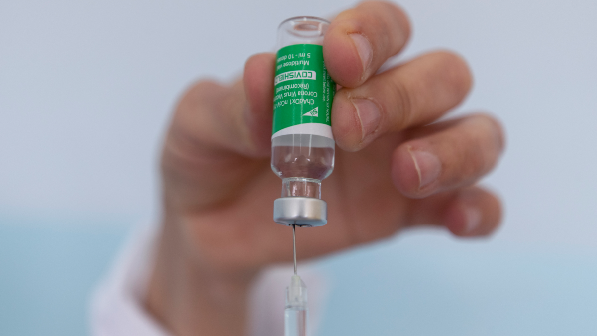 A dose of the Oxford-AstraZeneca COVID-19 vaccine. 