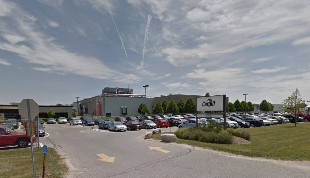 Cargill halted production at its London facility last week after dozens of employees tested positive for the virus.