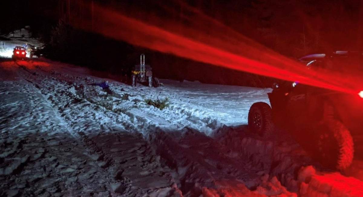 COSAR rescue saves man from deep snow.