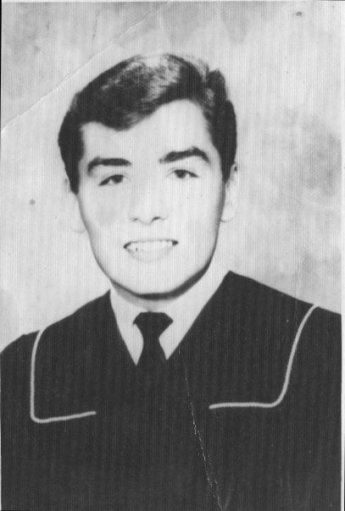 Photo of Glynn Wortman at high school graduation in 1966.