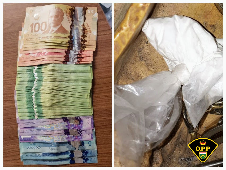 A quantity of suspected cocaine, fentanyl, Percocet pills, and approximately $2,200 in cash were seized in a drug investigation in Northumberland County.