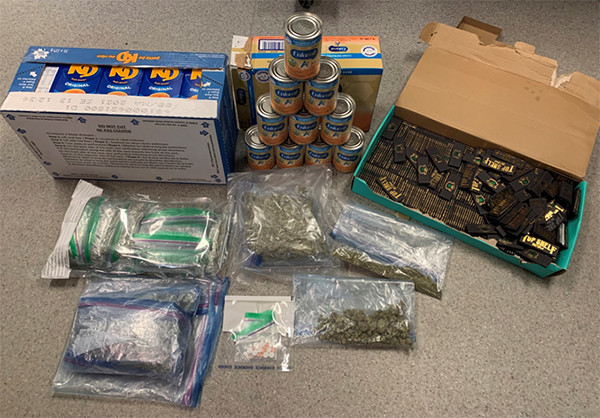 Some of the contraband seized by RCMP.