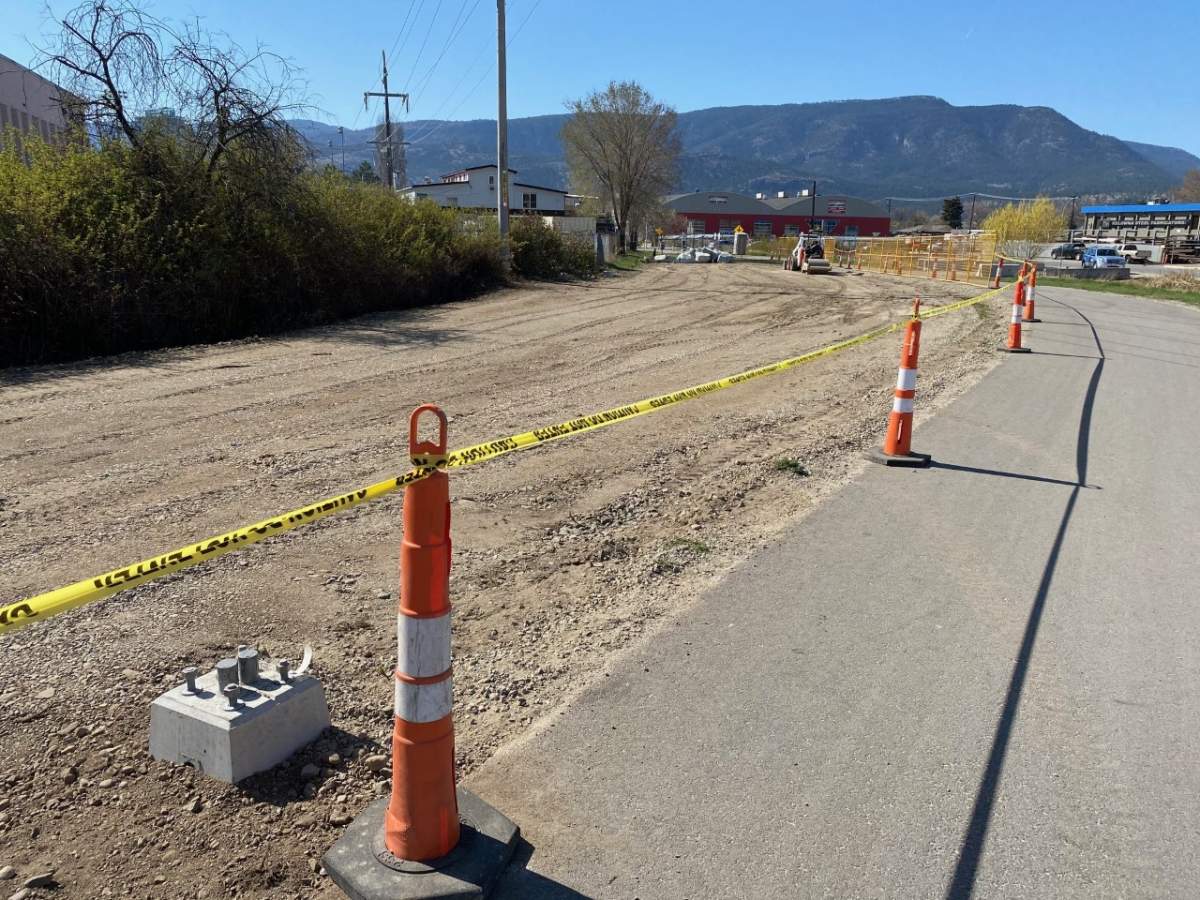 The city is preparing a new outdoor homeless sheltering site near the Rail Trail and Richter Street. 