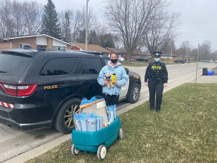 Police say they felt it was necessary to reward Bauer's honesty and integrity, so they met with Bauer and her mother to provide a token of appreciation.