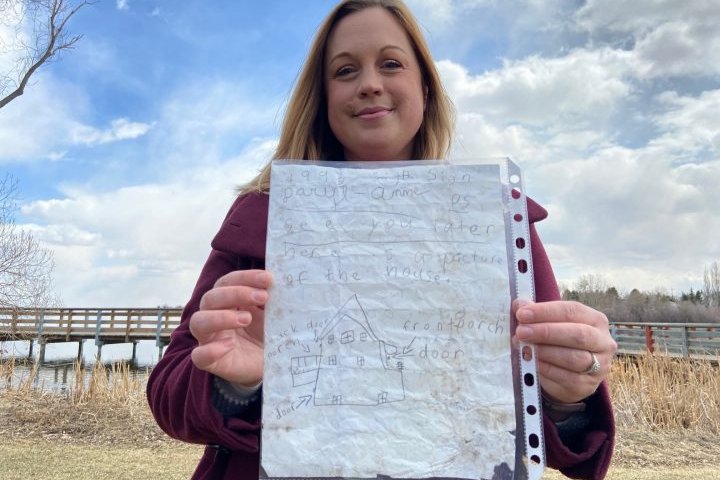Message in a bottle resurfaces in Alberta lake nearly 30 years later