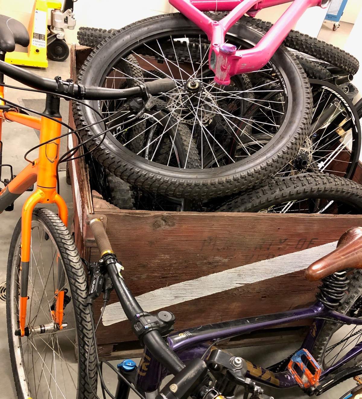 Nearly a dozen bicycles , believed to be stolen, have been recovered after Kelowna RCMP executed a search warrant on a storage locker last Wednesday.