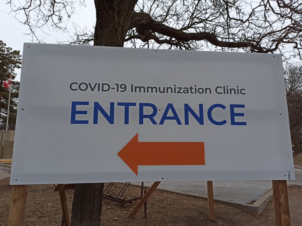 Hamilton's public health unit reported over 300 more COVID-19 cases on the weekend in addition to eight new outbreaks. The city says over 145,000 vaccine doses have been administered as of April 18, 2021.