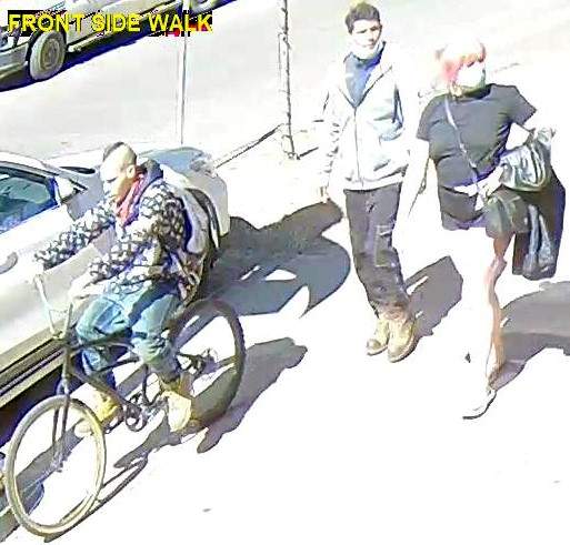 Edmonton police are looking for three people of interest after a man was shot in broad daylight while confronted trespassers near 110 Street and 86 Avenue on Monday, May 3, 2021.