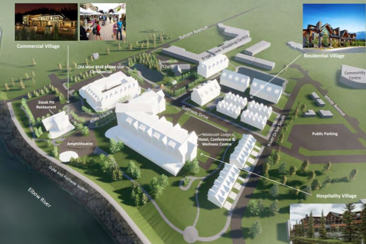 The developer says Gateway Village will provide a new lifestyle location to live, work, shop, dine and stay in Bragg Creek.