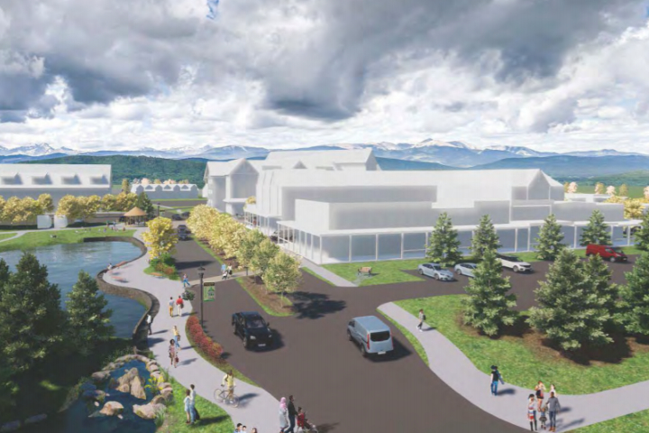 The developer says Gateway Village will provide a new lifestyle location to live, work, shop, dine and stay in Bragg Creek.