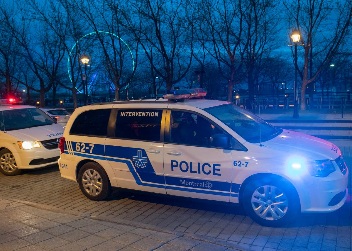 A young woman was shot in the foot when caught in the crossfire of a fight in the Old Port that left a 19-year-old man stabbed in his upper body. 