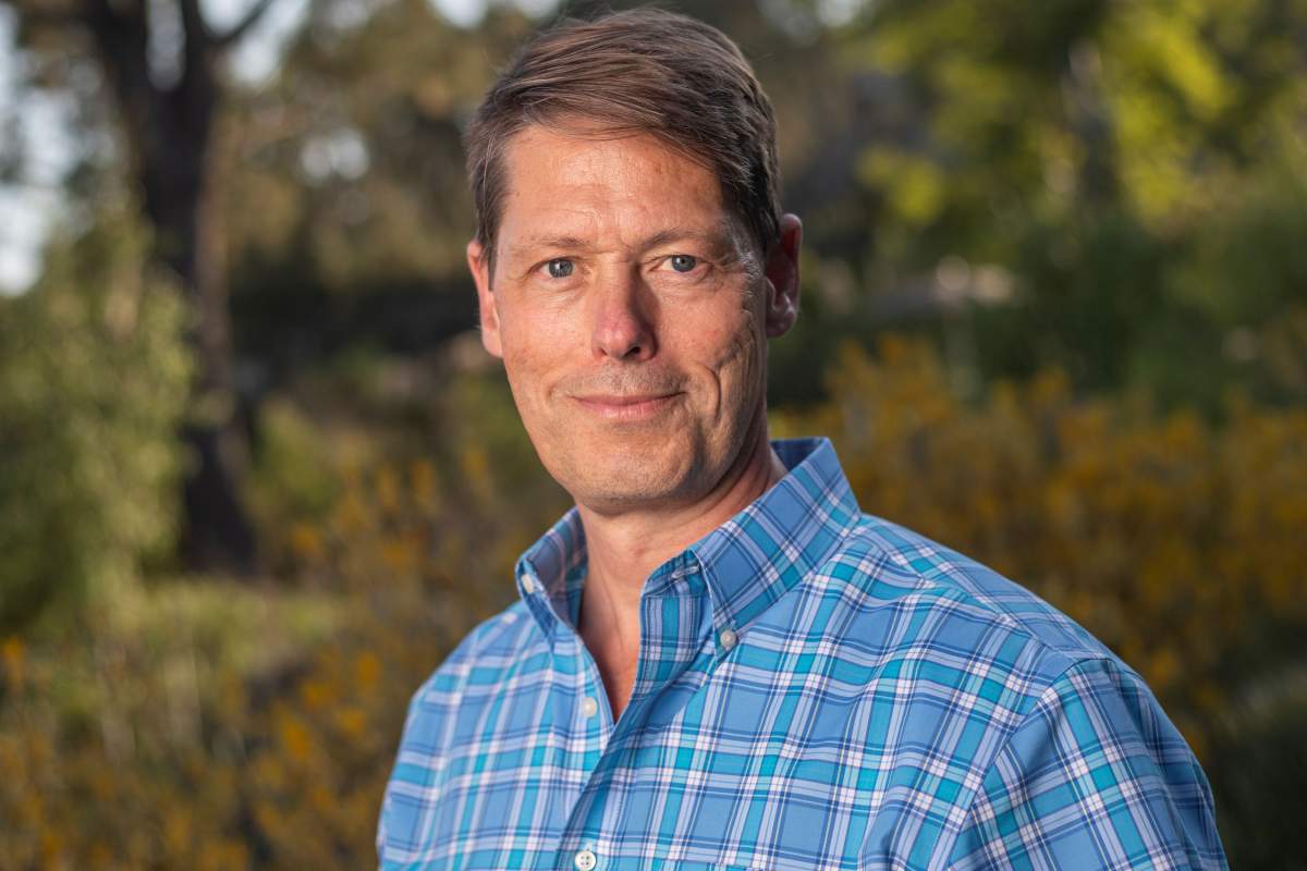 Dr. John Lewis, CEO of Edmonton-based Entos Pharmaceuticals Inc., is shown in a handout photo. Clinical trials for a Canadian-made COVID-19 vaccine have hit a roadblock with the success of increasing vaccination rates in Nova Scotia.