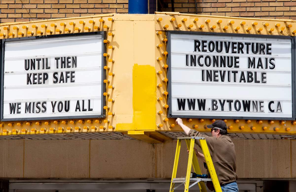 Ottawa's ByTowne Cinema, forced to close during the pandemic, has been purchased by new owners, according to Bruce White, the current owner. 