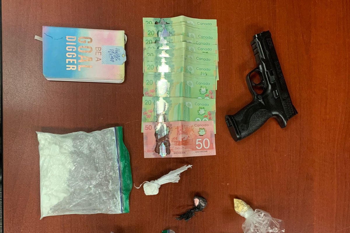 A man wanted in Brockville was arrested this weekend. Police say he was in possession of various types of fentanyl, crack cocaine and meth. 