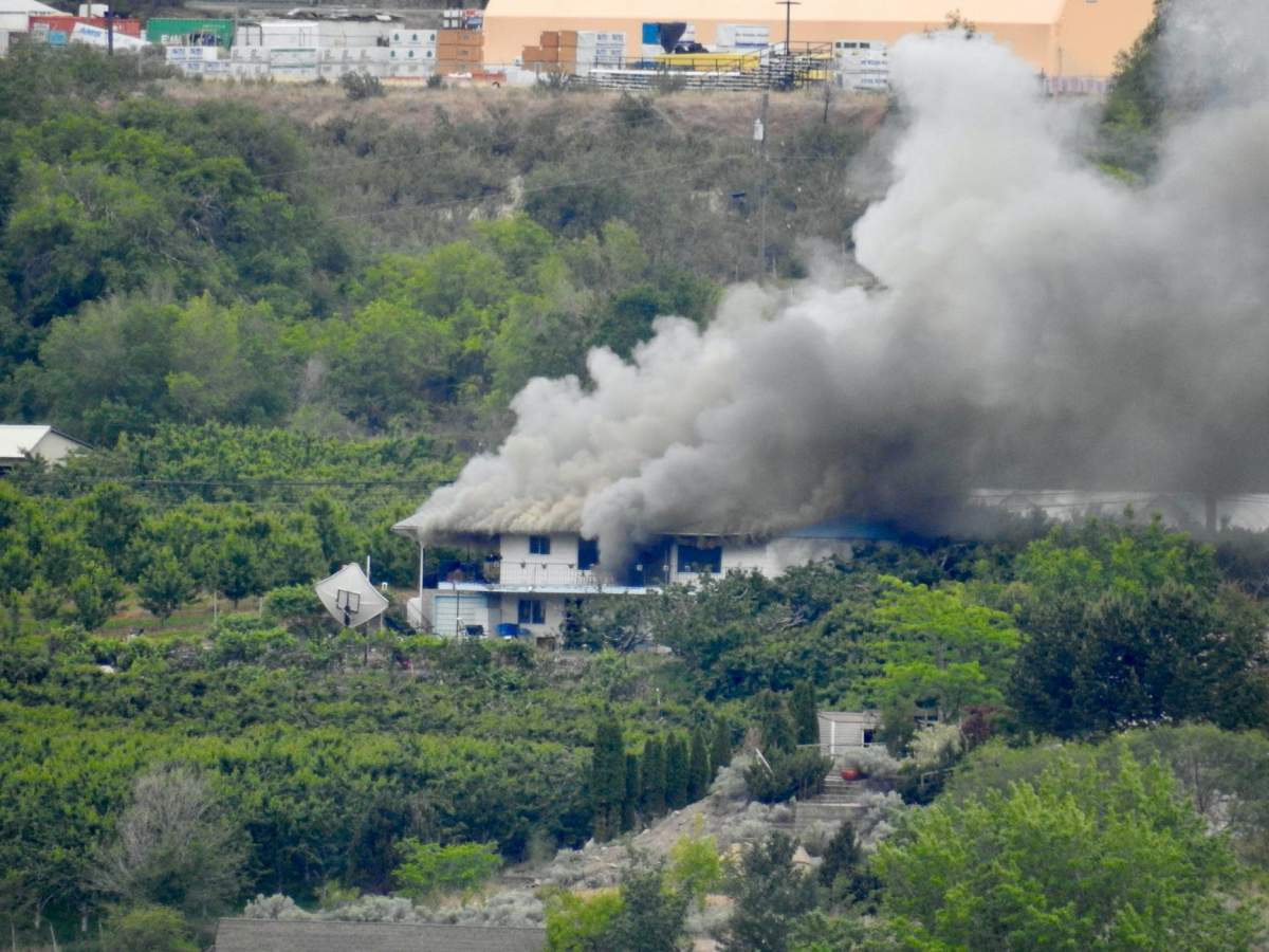 Smoke detectors alerted the occupants of the building and everyone evacuated safely, fire officials said.