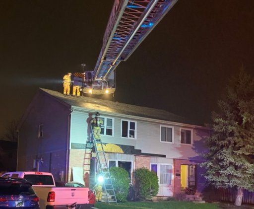 Fire crews responded to a two-storey home on Bonaventure Drive just after midnight.