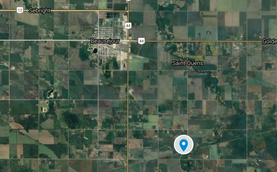 The road where a 46-year-old man has died.