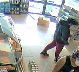 Bernard was captured on surveillance video at the 7-11 on May 14.