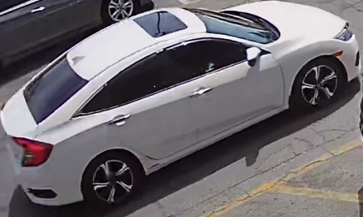 Toronto police released an image of a car used in the alleged kidnapping attempt.