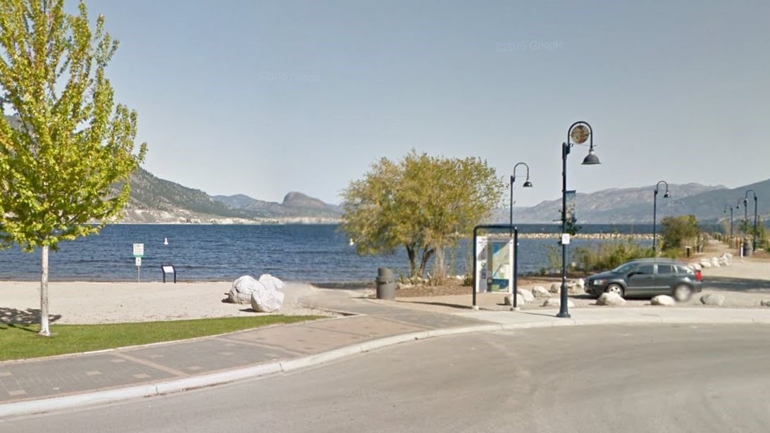 Marina Way Beach in Penticton, B.C.