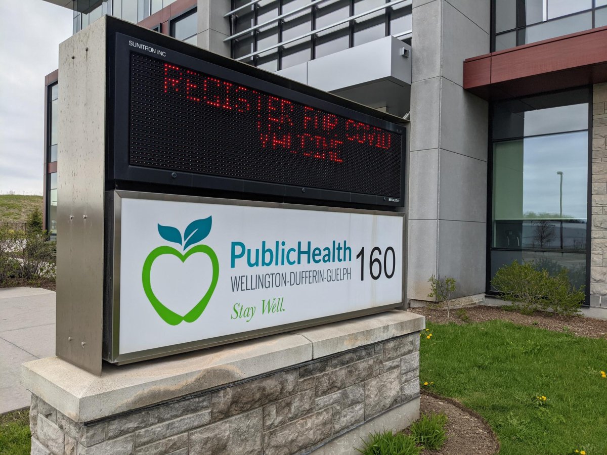 Wellington-Dufferin-Guelph Public Health's office.