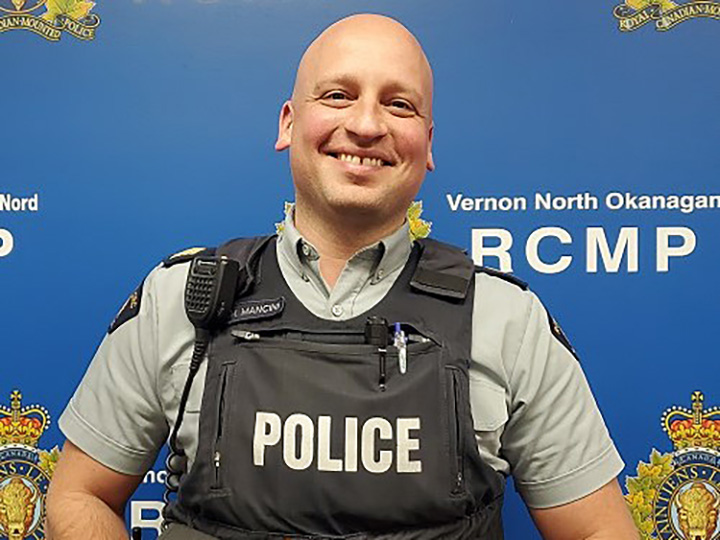 RCMP Staff Sergeant Steven Mancini will supervise policing operations in the communities of Armstrong, Enderby, Falkland, Lumby and Spallumchen.