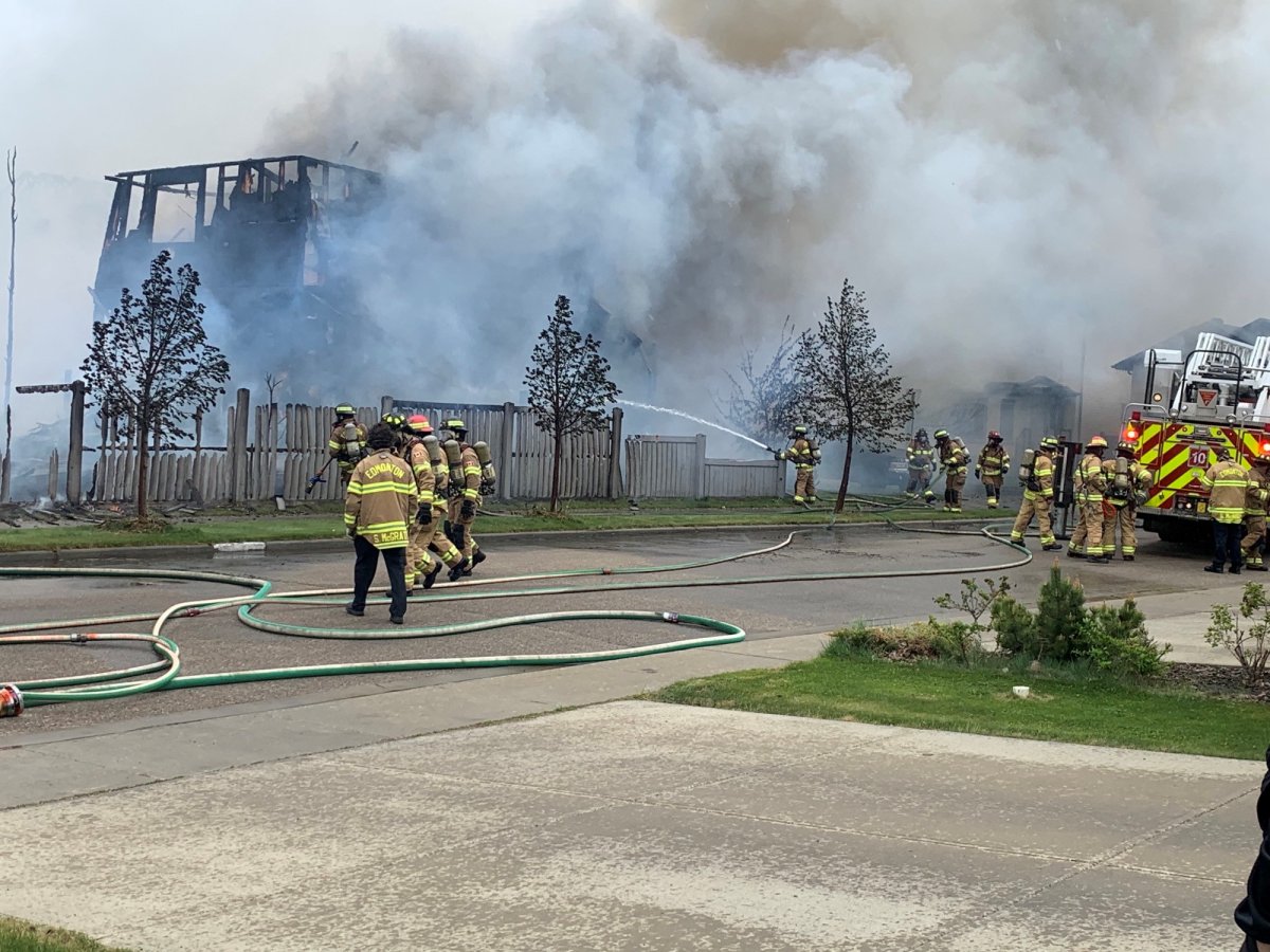 2 people injured, 3 homes destroyed by fire in north Edmonton’s ...