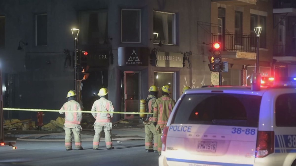 Arson is suspected in overnight fire in Montreal's Plateau district. Friday, May 7, 2021.