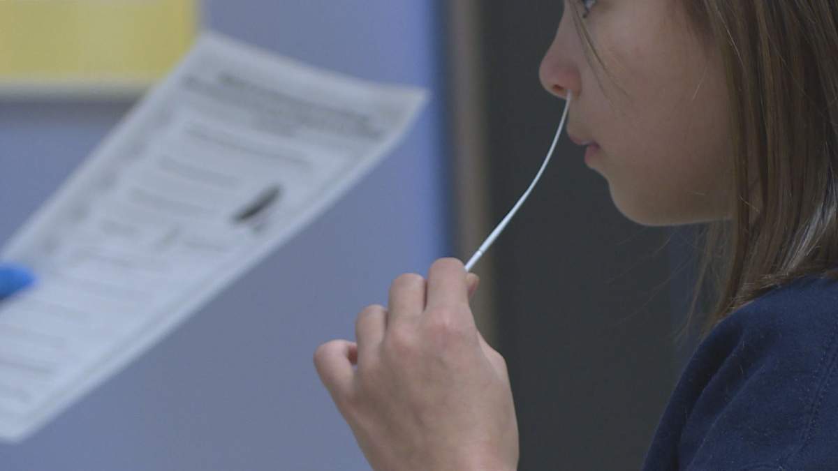 Rapid testing for COVID-19 rolls out in schools across the province.