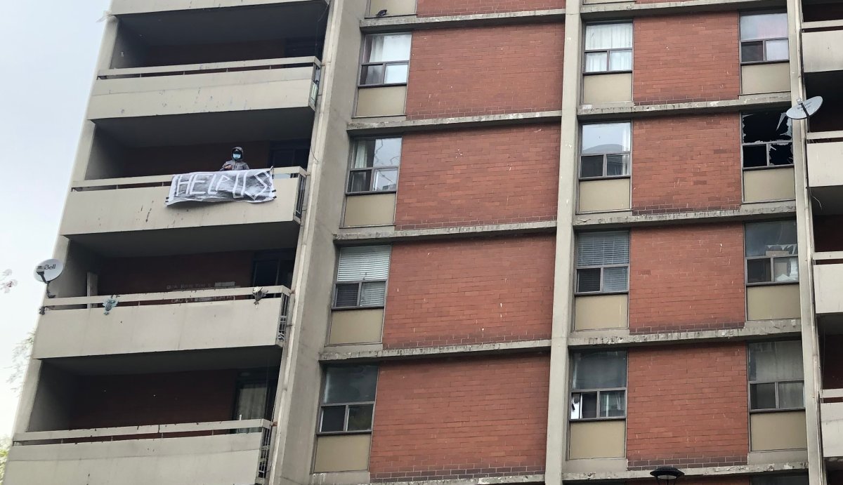 Tenants at Rebecca Towers are asking public health to do on-site COVID-19 vaccinations for residents who are afraid to leave their apartments.