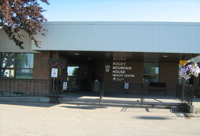 An undated photo of the Rocky Mountain House Health Centre in Rocky Mountain House, Alta. 