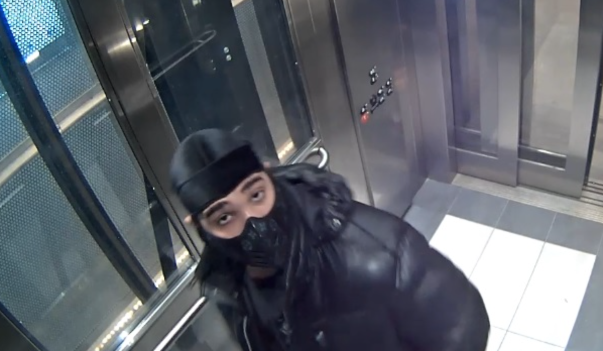 The Ottawa Police Service released this photo of a suspect reportedly involved in a knife-point robbery on April 9, 2021.