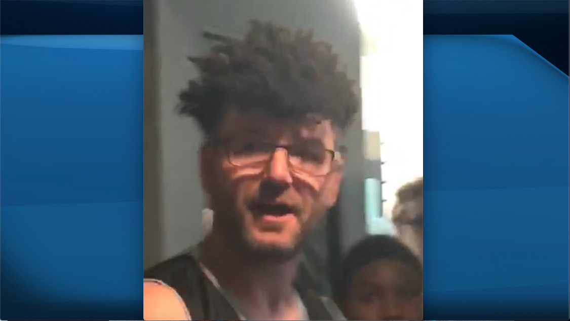 Luc Chartrand, Principal of l'École Secondaire Catholique Monseigneur-Bruyère in London Ont. pictured wearing a black student's dreadlocks as a halloween costume seven months after they were cut off at a cancer fundraiser. 