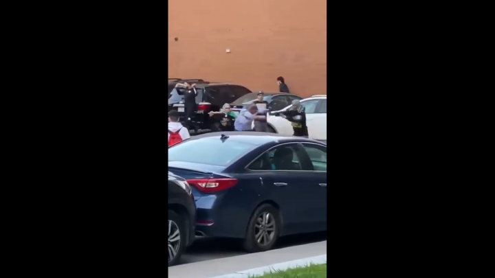 A video posted online appears to show an assault in Toronto Saturday.