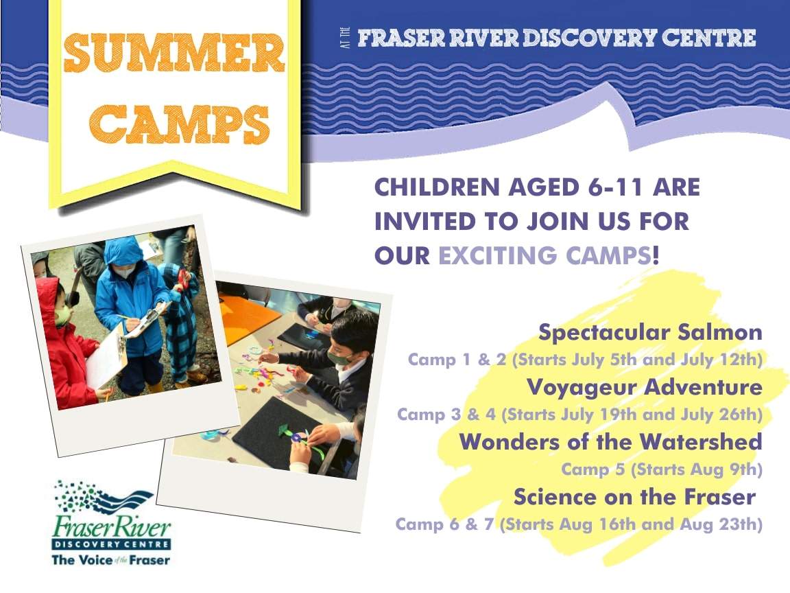 Summer Camps at the Fraser River Discovery Centre! - image