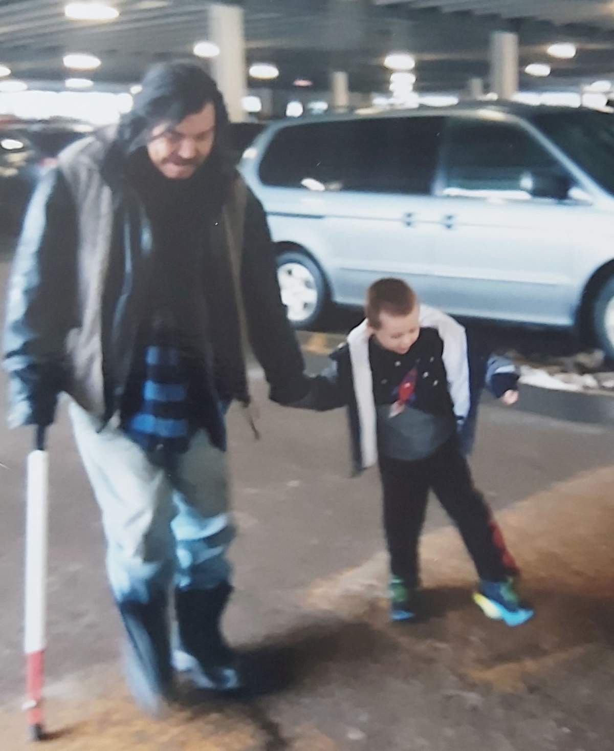 Image of Clifford Mitchell with grandson.