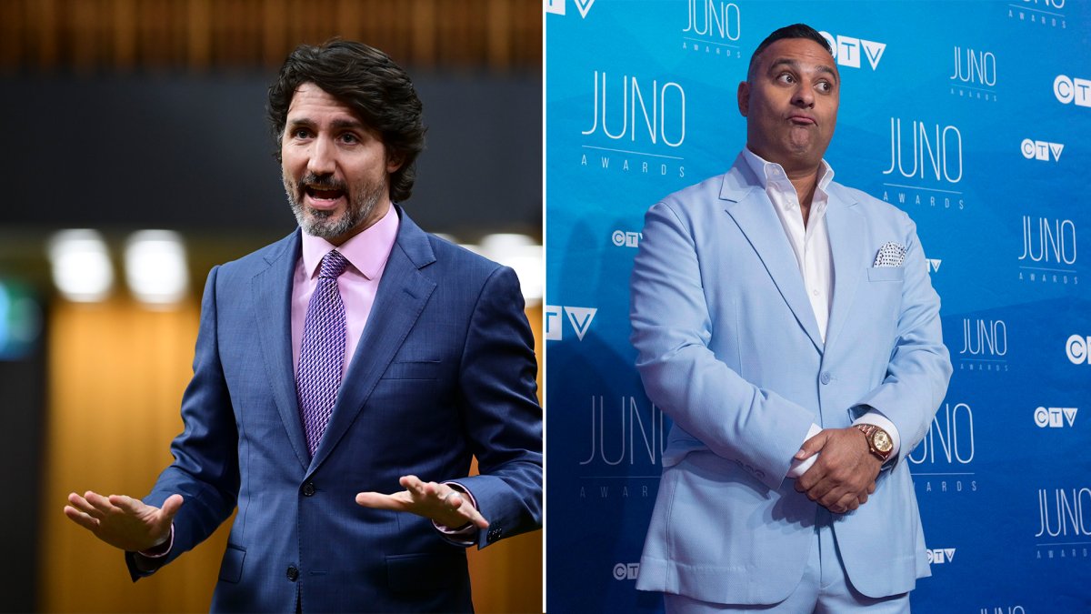 Justin Trudeau, Russell Peters