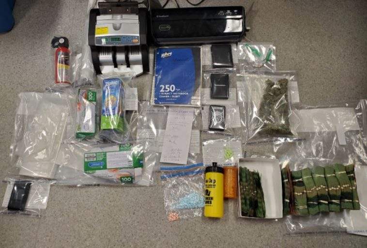 Contraband seized by Thompson RCMP.